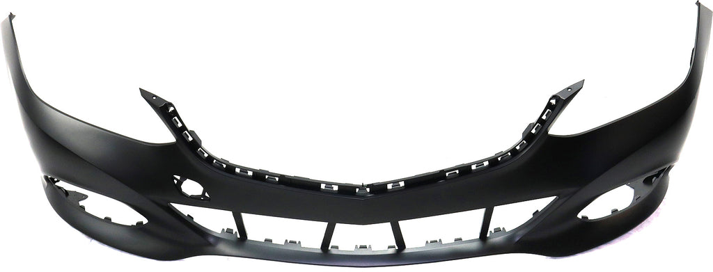 E-CLASS 14-16 FRONT BUMPER COVER, Prmd, w/o AMG Pkg, w/o Parktronic Holes and Insert, Exc E63 Model, Sdn/Wgn - CAPA