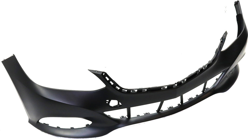 E-CLASS 14-16 FRONT BUMPER COVER, Prmd, w/o AMG Pkg, w/o Parktronic Holes and Insert, Exc E63 Model, Sdn/Wgn - CAPA