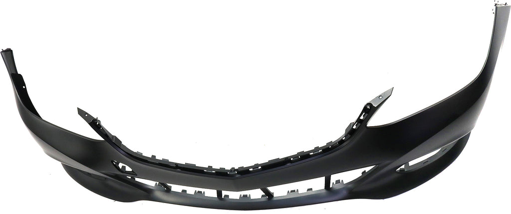 E-CLASS 14-16 FRONT BUMPER COVER, Prmd, w/o AMG Pkg, w/o Parktronic Holes and Insert, Exc E63 Model, Sdn/Wgn - CAPA