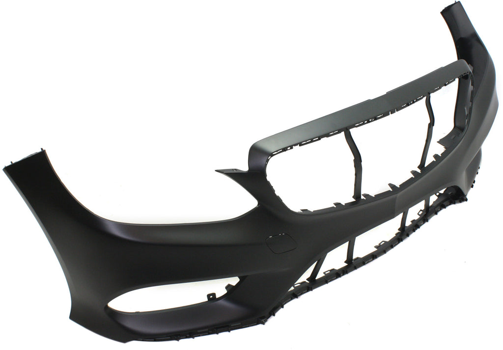 PARTS OASIS New Aftermarket MB1000410 Front Bumper Cover Primed For Replacement Mercedes Benz E-Class 2014 2015 2016 With AMG Styling | Parktronic Holes Without HLW Holes Replaces 21288526389999