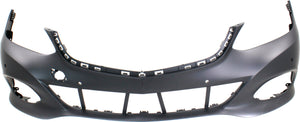 E-CLASS 14-16 FRONT BUMPER COVER, Prmd, w/o AMG Pkg, w/ Parktronic Holes, Exc. E63 AMG Mdl, Sdn/Wgn - CAPA