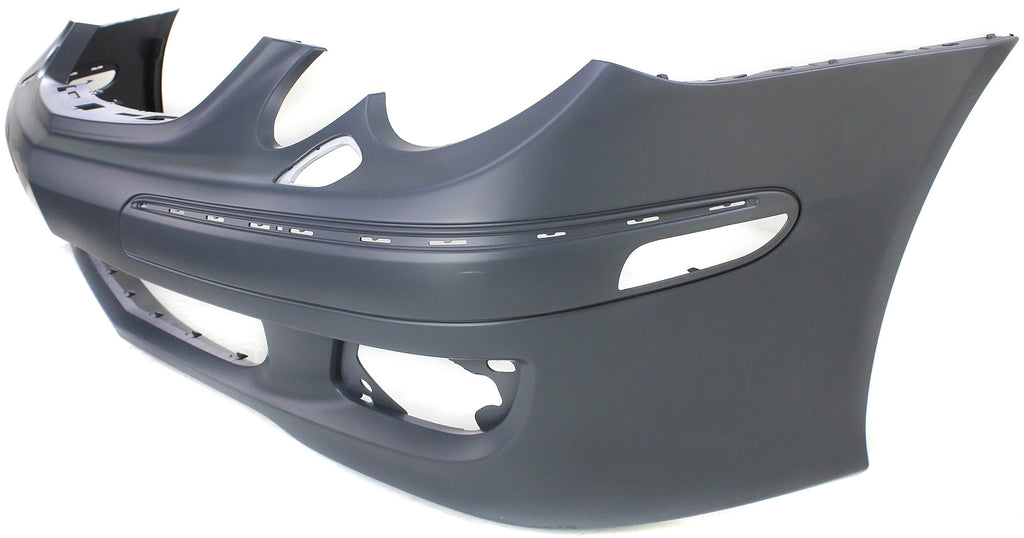 CLK-CLASS 06-09 FRONT BUMPER COVER, Primed, w/o Sport Pkg, w/ HLW Holes, w/o Parktronic Holes