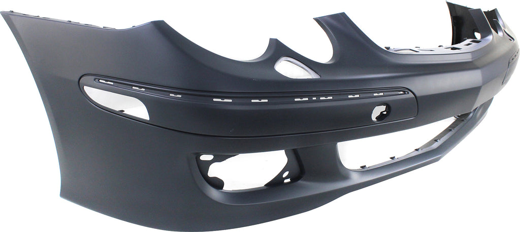 CLK-CLASS 06-09 FRONT BUMPER COVER, Primed, w/o Sport Pkg, w/ HLW Holes, w/o Parktronic Holes