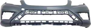 GLK-CLASS 13-15 FRONT BUMPER COVER, Prmd, w/ AMG Styling Pkg, w/o HLW and Parktronic Holes