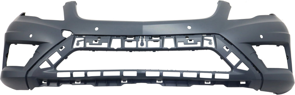 GLK-CLASS 13-15 FRONT BUMPER COVER, Prmd, w/ AMG Styling Pkg, w/o HLW Holes, w/ Parktronic Holes