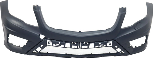 GLK-CLASS 13-15 FRONT BUMPER COVER, Prmd, w/ AMG Styling Pkg, w/ HLW Holes, w/o Parktronic Holes