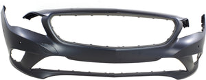 CLA250 14-16 FRONT BUMPER COVER, Primed, w/o AMG Styling Pkg, w/ Active Park Assist Snsr Holes