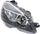 C-CLASS 08-11 HEAD LAMP RH, Assembly, Halogen, Black Interior, From 02-09-07