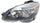 C-CLASS 08-11 HEAD LAMP LH, Assembly, Halogen, Black Interior, From 02-09-07