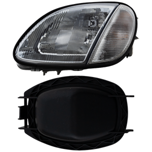 SLK-CLASS 98-04 HEAD LAMP LH, Assembly, Halogen
