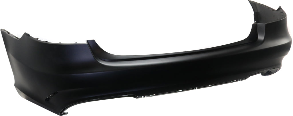 E-CLASS 14-16 REAR BUMPER COVER, Prmd, w/ AMG Styling Pkg, w/o Parktronic Holes, Sedan - CAPA