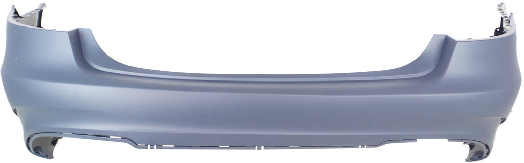 PARTS OASIS New Aftermarket MB1100332 Rear Bumper Cover Primed Replacement For Mercedes Benz E-Class 2014 2015 2016 With AMG Styling Pkg Without Park Tronic Holes Replaces 21288534389999