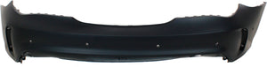 CLA250/CLA45 AMG 14-16 REAR BUMPER COVER, Primed, w/ AMG Styling Pkg, w/ Active Park Assist Sensor Holes - CAPA