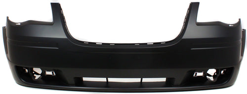 TOWN AND COUNTRY 08-10 FRONT BUMPER COVER, Primed, w/o Molding Hole, w/ Headlight Washer Holes - CAPA