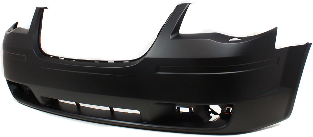 TOWN AND COUNTRY 08-10 FRONT BUMPER COVER, Primed, w/o Molding Hole, w/ Headlight Washer Holes - CAPA