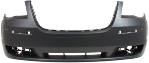 TOWN AND COUNTRY 08-10 FRONT BUMPER COVER, Primed, w/ Molding Hole, w/o Headlight Washer Holes - CAPA