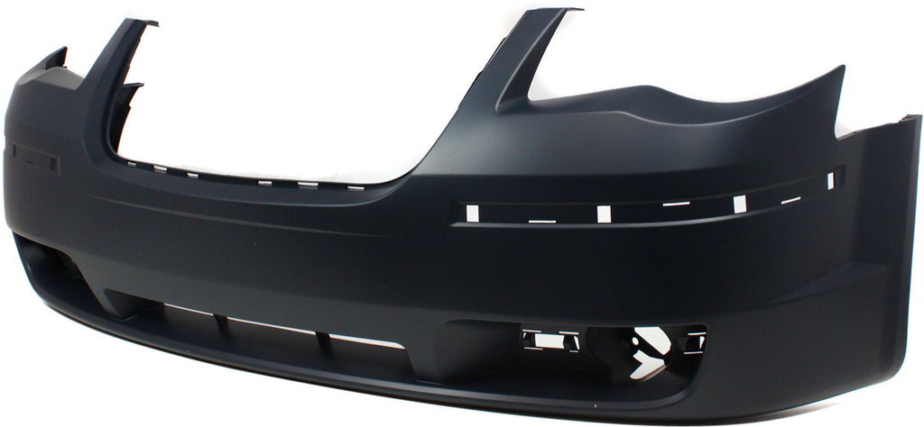 TOWN AND COUNTRY 08-10 FRONT BUMPER COVER, Primed, w/ Molding Hole, w/o Headlight Washer Holes