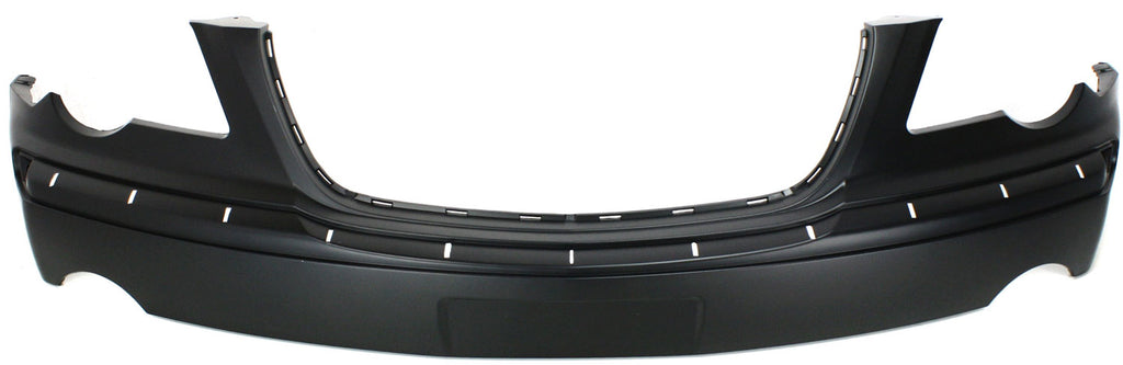 PACIFICA 07-08 FRONT BUMPER COVER, Upper, Primed, w/ Chrome Insert - CAPA