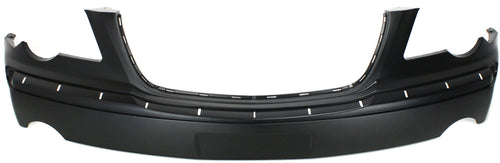 PACIFICA 07-08 FRONT BUMPER COVER, Upper, Primed, w/ Chrome Insert - CAPA