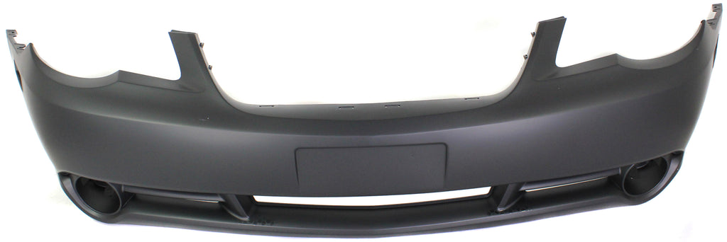 SEBRING 07-10 FRONT BUMPER COVER, Primed, w/ Fog Light Holes, Convertible/Sedan