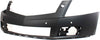 Front Bumper Cover Upper Primed For 2010-2012 Cadillac SRX With HLW and PAS Holes CAPA Replacement REPC010325PQ