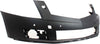 Front Bumper Cover Upper Primed For 2010-2012 Cadillac SRX With HLW and PAS Holes CAPA Replacement REPC010325PQ