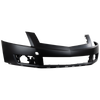 Front Bumper Cover Upper Primed For 2010-2012 Cadillac SRX Without HLW and PAS Holes CAPA Replacement REPC010327PQ