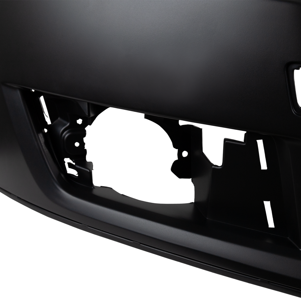 Front Bumper Cover Upper Primed For 2010-2012 Cadillac SRX Without HLW and PAS Holes CAPA Replacement REPC010327PQ