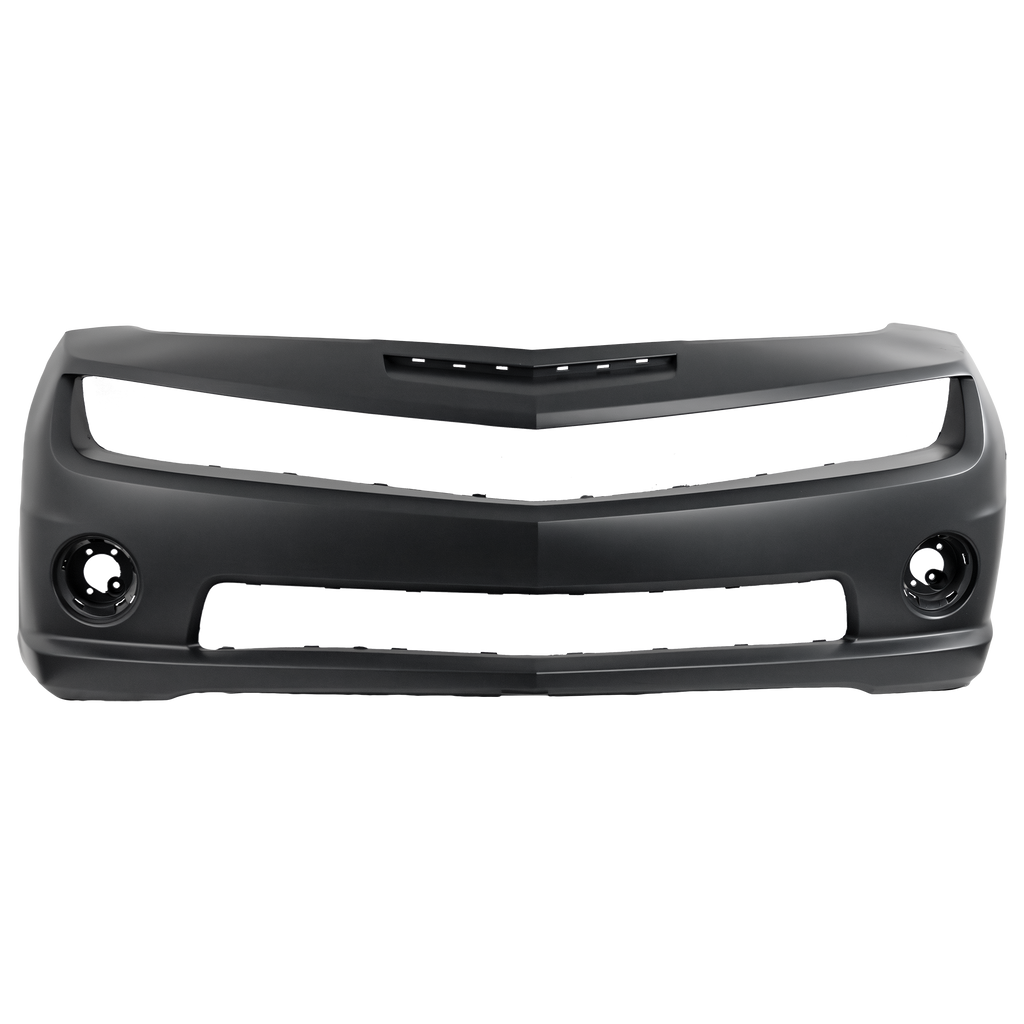 Front Bumper Cover Primed For 2010-2013 Chevrolet Camaro Without Two Hook Holes SS Model CAPA Replacement REPC010348PQ