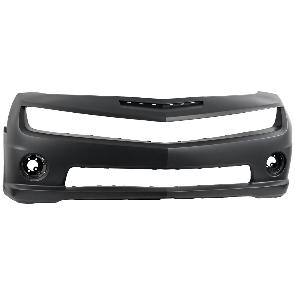 Front Bumper Cover Primed For 2010-2013 Chevrolet Camaro Without Two Hook Holes SS Model CAPA Replacement REPC010348PQ