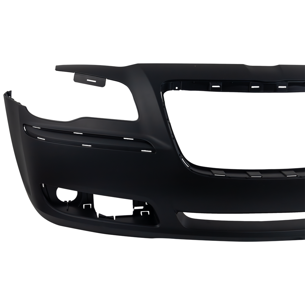 CHRYSLER 300 11-14 FRONT BUMPER COVER, Primed, (Exc. SRT-8 Model), w/ Adaptive Cruise Control, w/o Parking Aid Sensor Holes