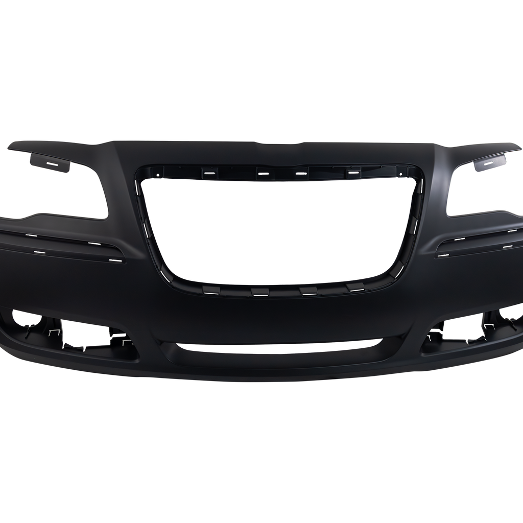 CHRYSLER 300 11-14 FRONT BUMPER COVER, Primed, (Exc. SRT-8 Model), w/ Adaptive Cruise Control, w/o Parking Aid Sensor Holes