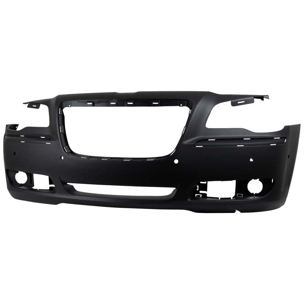 CHRYSLER 300 11-14 FRONT BUMPER COVER, Primed, (Exc. SRT-8 Model), w/ Adaptive Cruise Control, w/ Parking Aid Sensor Holes