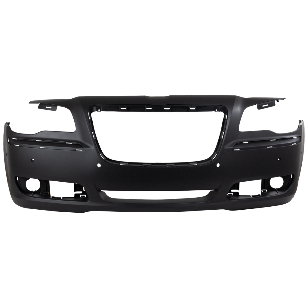 CHRYSLER 300 11-14 FRONT BUMPER COVER, Primed, (Exc. SRT-8 Model), w/ Adaptive Cruise Control, w/ Parking Aid Sensor Holes