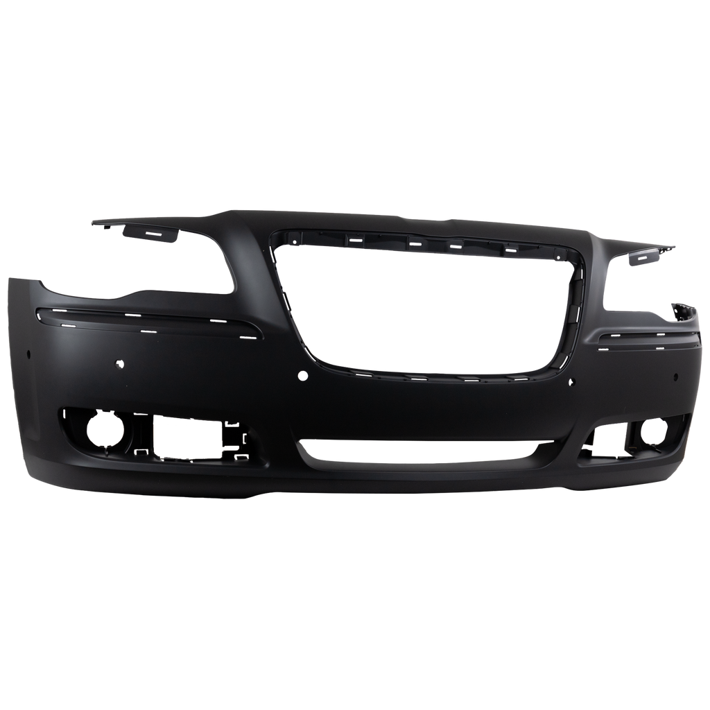 CHRYSLER 300 11-14 FRONT BUMPER COVER, Primed, (Exc. SRT-8 Model), w/ Adaptive Cruise Control, w/ Parking Aid Sensor Holes