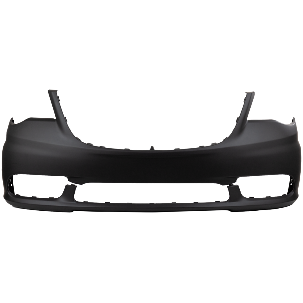 TOWN AND COUNTRY 11-16 FRONT BUMPER COVER, Primed, w/o Headlight Washer Holes - CAPA