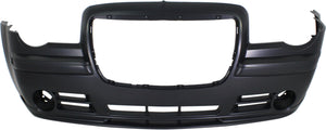 CHRYSLER 300 07-10 FRONT BUMPER COVER, Primed, 6.1L Eng, w/o Headlight Washer Holes
