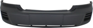 DAKOTA 08-11 FRONT BUMPER COVER, Textured Dark Gray, w/o Fog Light Holes, w/ Tow Hook Holes