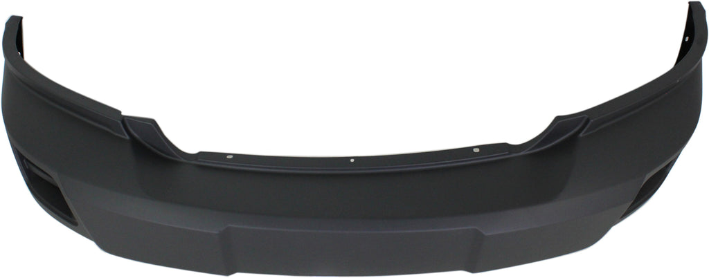 DAKOTA 08-11 FRONT BUMPER COVER, Textured Dark Gray, w/o Fog Light Holes, w/ Tow Hook Holes