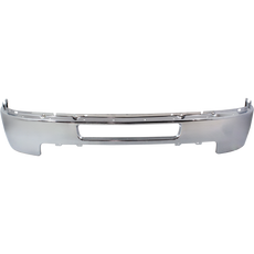 SILVERADO 2500 HD/3500 HD 11-14 FRONT BUMPER, Chrome, Impact Bar, w/o Fog Light Holes