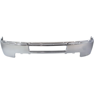 SILVERADO 2500 HD/3500 HD 11-14 FRONT BUMPER, Chrome, Impact Bar, w/o Fog Light Holes