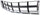 SRX 10-12 FRONT BUMPER GRILLE, Textured Gray - CAPA