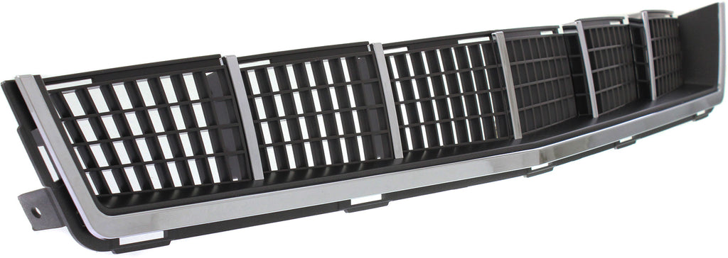 STS 07-11 FRONT BUMPER GRILLE, Black, w/ Chrome Mldg., Exc. Platinum Edition & V Models