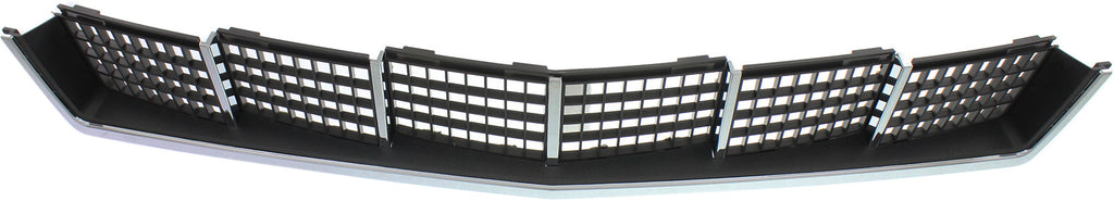 STS 07-11 FRONT BUMPER GRILLE, Black, w/ Chrome Mldg., Exc. Platinum Edition & V Models