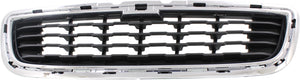 TRAX 13-16 GRILLE, Center, Lower, Textured, w/ Chrome Molding, (15-16 Mexico Built) - CAPA