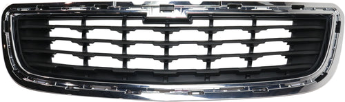 TRAX 13-16 GRILLE, Center, Lower, Textured, w/ Chrome Molding, (15-16 Mexico Built)