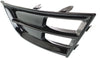 CHRYSLER 200 15-17 FRONT BUMPER GRILLE RH, Textured Black, w/o ACC, Halogen Headlights