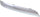 CHRYSLER 300 11-14 FRONT BUMPER MOLDING RH, Satin Chrome (Platinum), (Exc. SRT-8 Model)