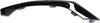 CHRYSLER 200 15-17 FRONT BUMPER MOLDING LH, Outer, Applique, Painted Black, Type 2 - CAPA