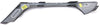 CHRYSLER 200 15-17 FRONT BUMPER MOLDING LH, Outer, Applique, Painted Black, Type 2 - CAPA